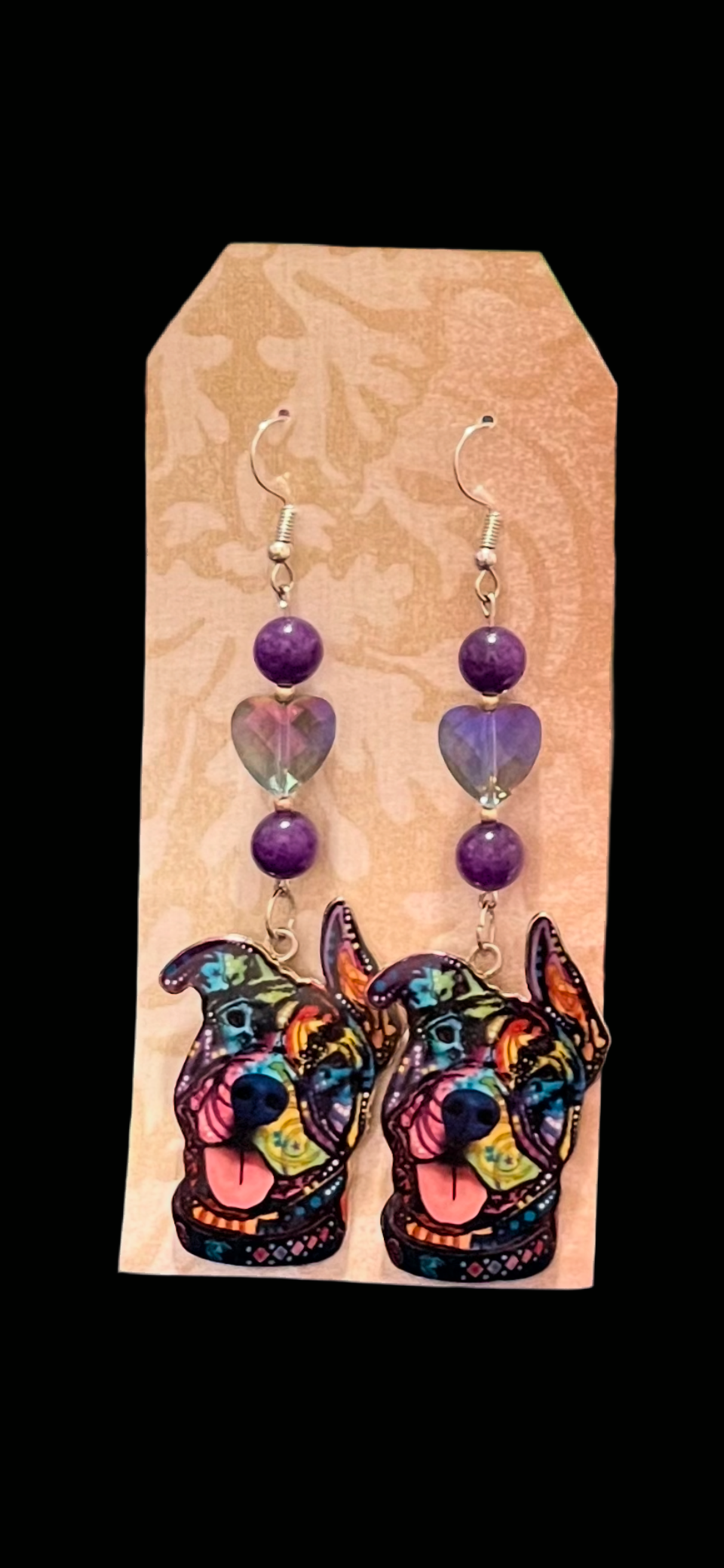 Happiness Pit Bull Earrings