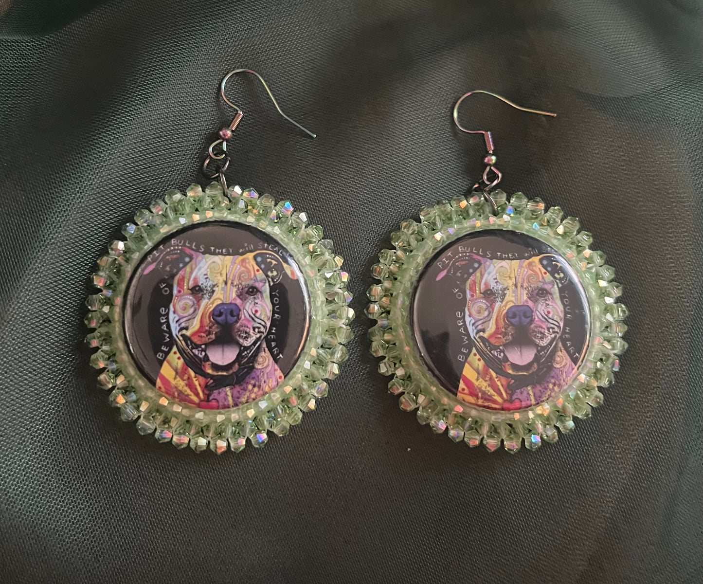 Artistic Pit Bull Lover’s Earrings